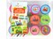 TINYMILLS 12 Pcs Train Stamp Kit for Kids - Train Stamper Set Gift Party Favors